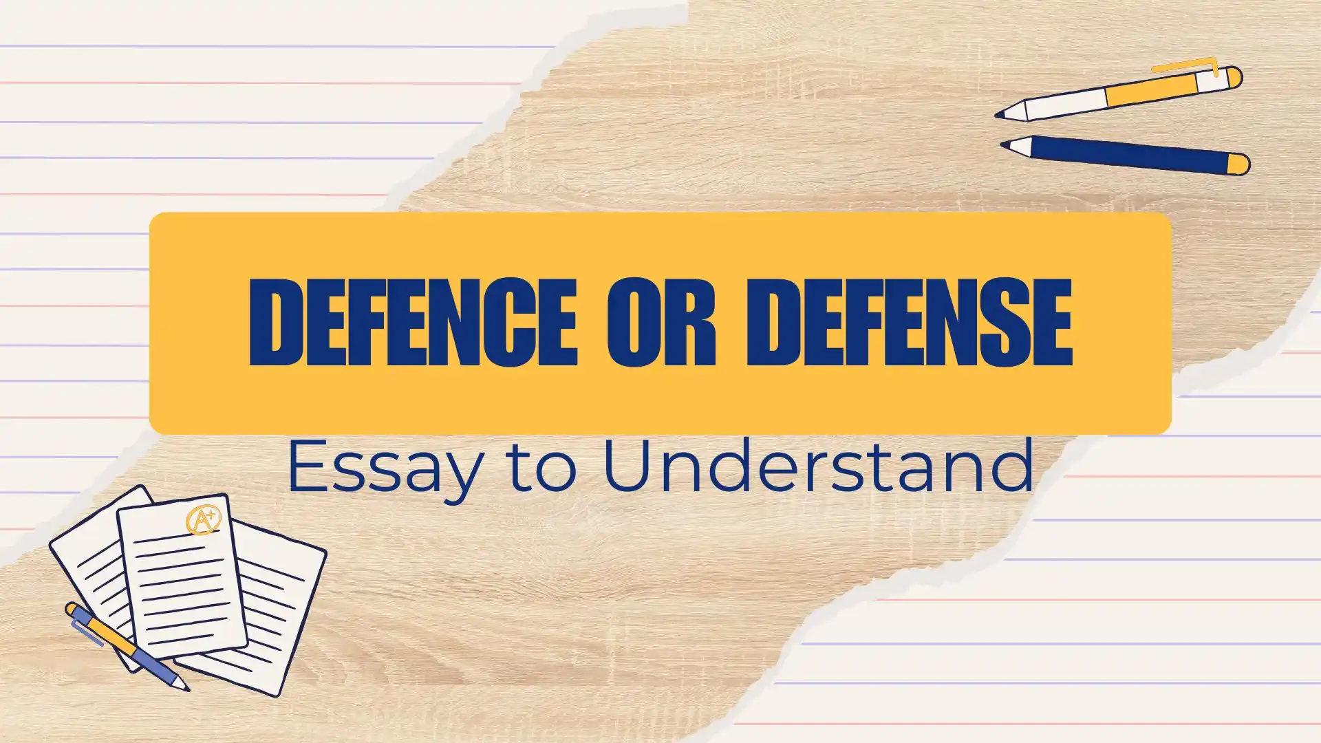 defence or defense