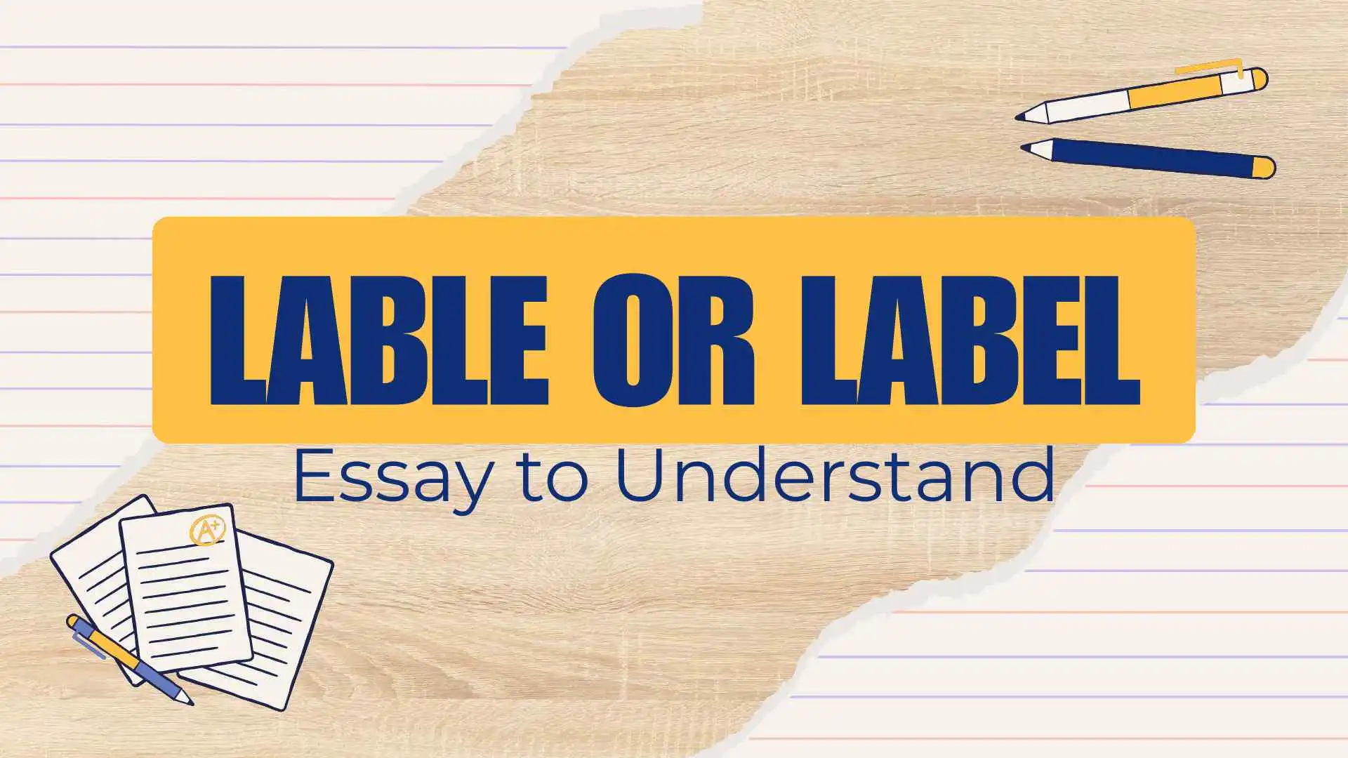 Lable or Label