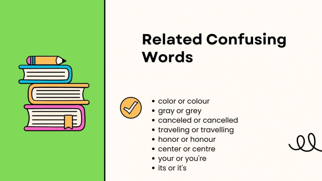 Related Confusing Words