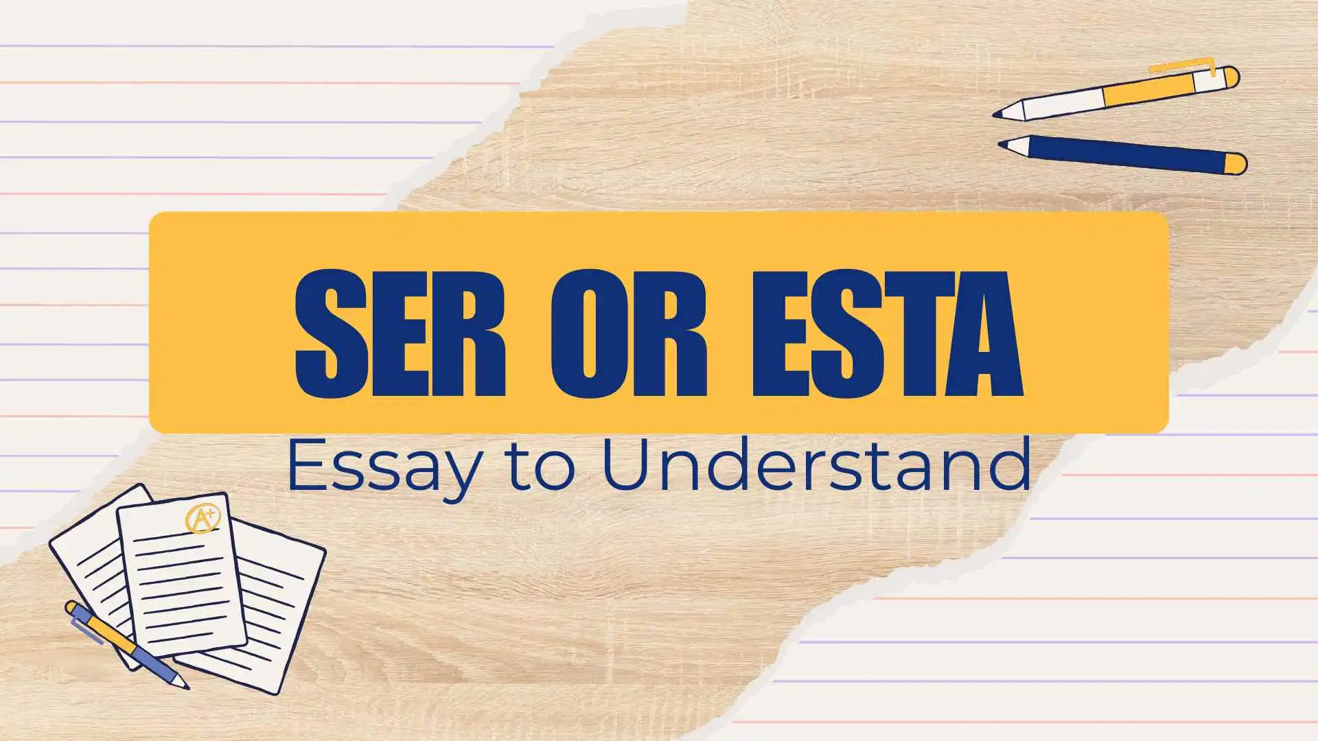 Ser or Esta