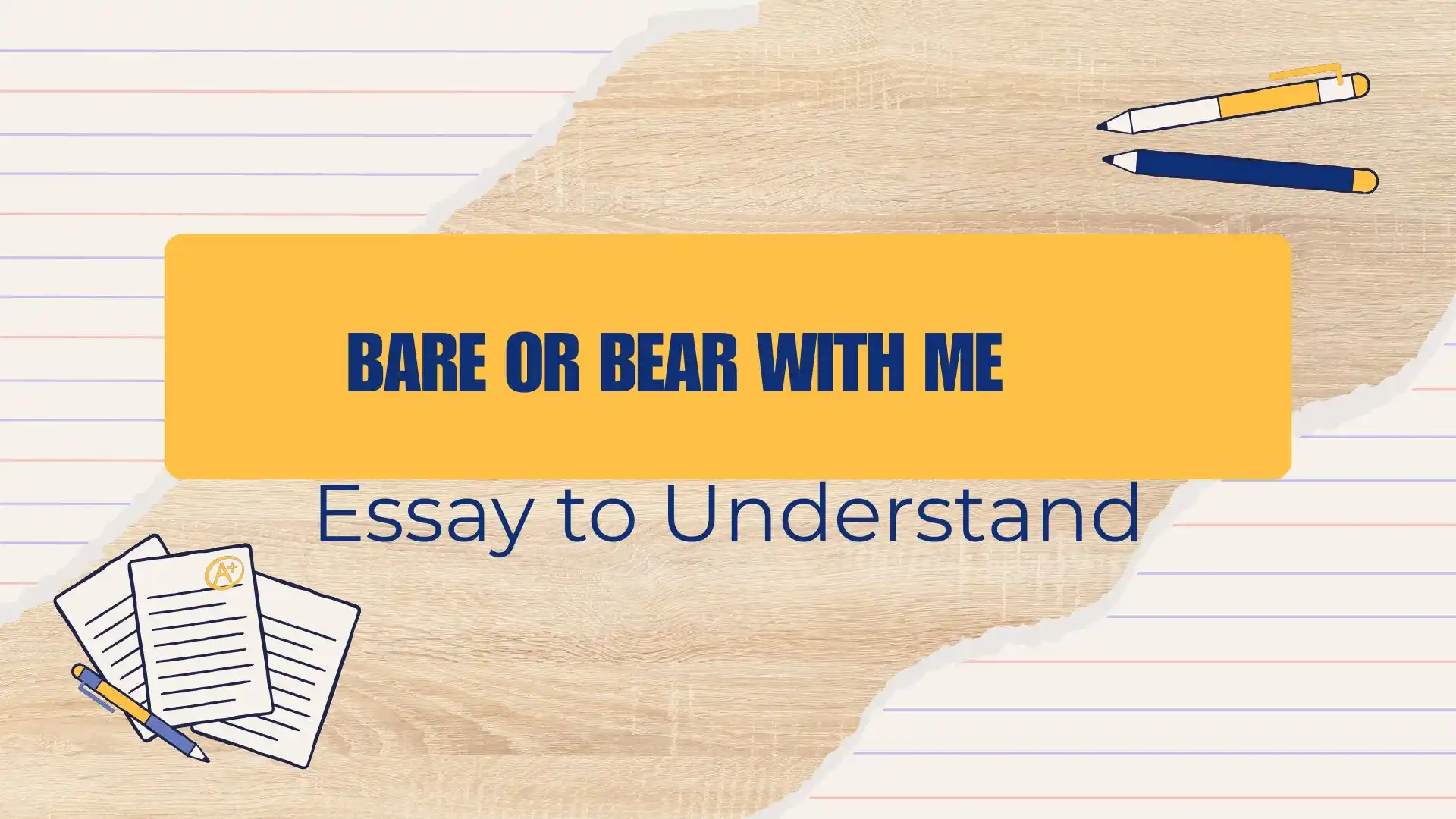 bare or bear with me