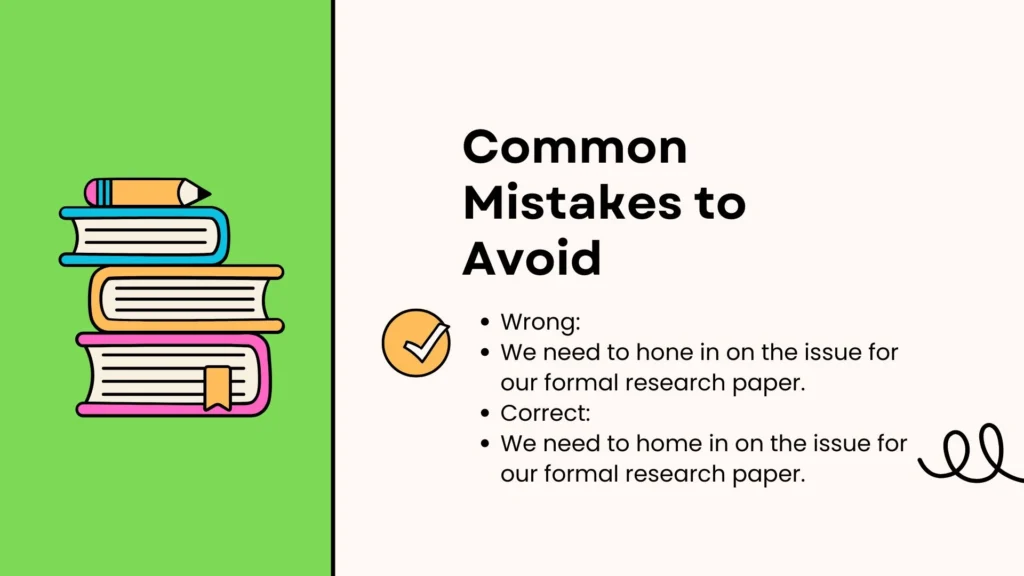 Common Mistakes to Avoid