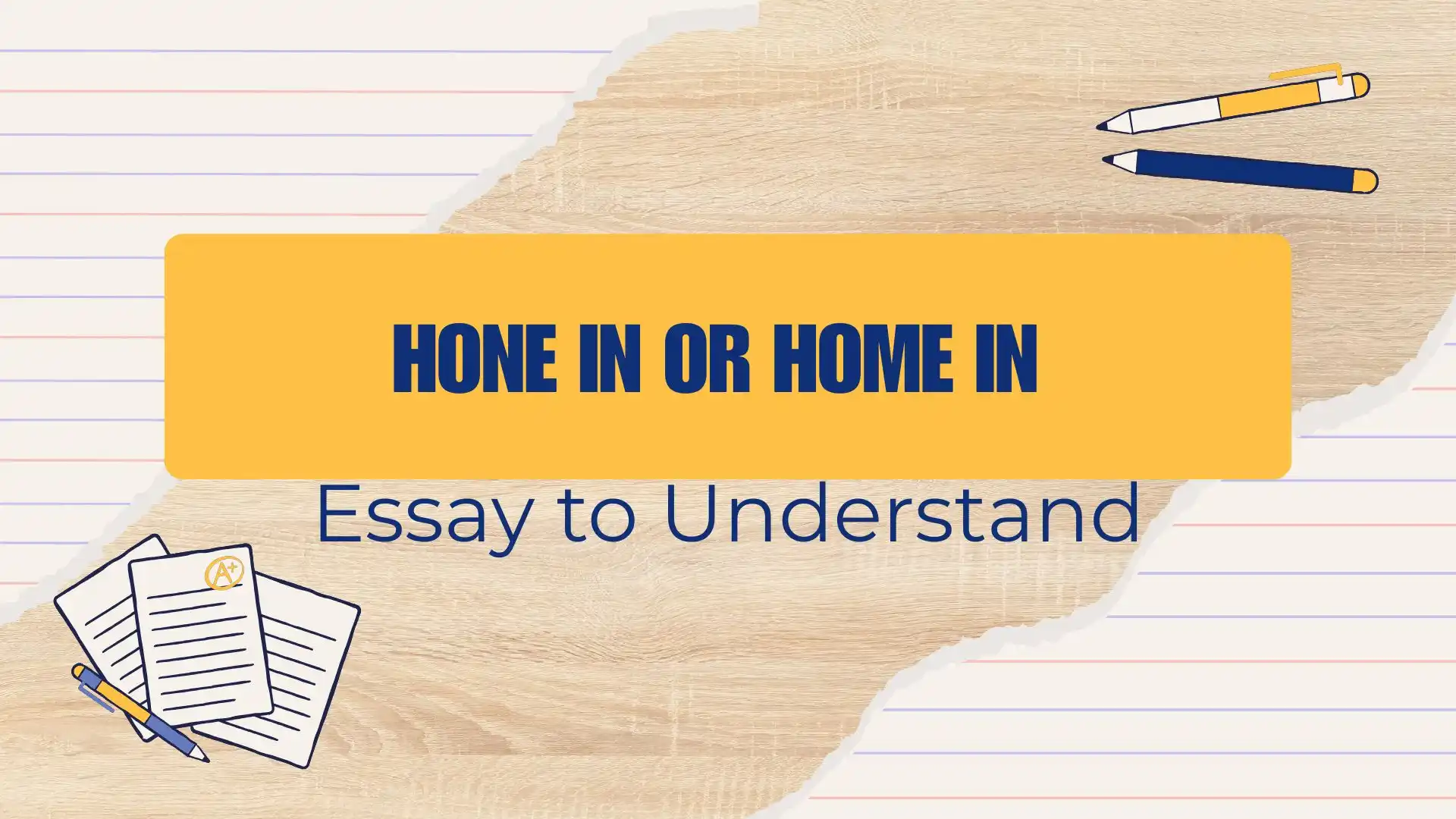 Hone In or Home In