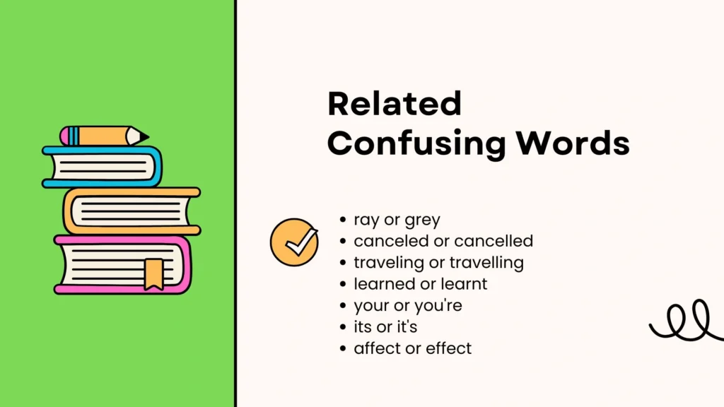 Related Confusing Words
