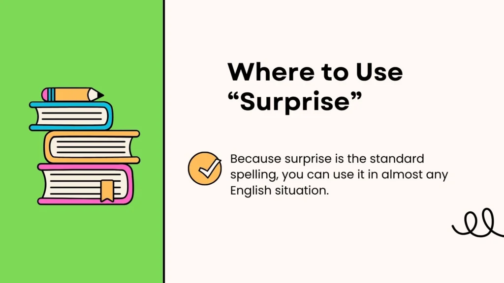 Where to Use “Surprise”