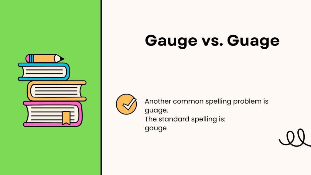 Gauge vs. Guage