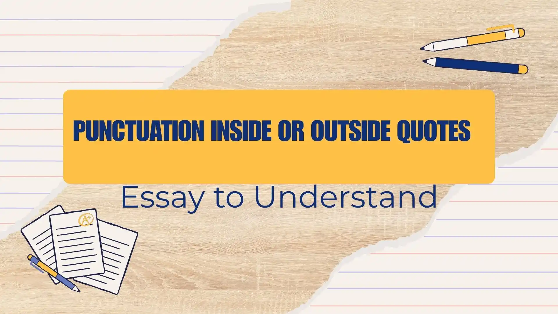 punctuation inside or outside quotes