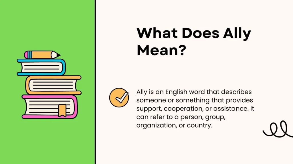 What Does Ally Mean?